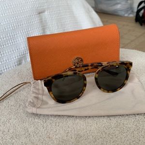 Tort Burch Sunglasses from early 2000s - Polarized Tortoise Shell